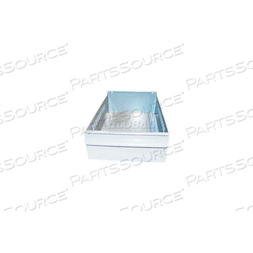 ИНДИВИДУАЛЬНАЯ МЕТАЛЛИЧЕСКАЯ ПОЛКА-ЯЩИК, 8-3/8 Ш X 11 Г X 3-1/8 В, ГЛАДКАЯ ОТРАЖАЮЩАЯ БЕЛАЯ