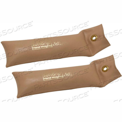 OEM#: 10-0358-2CANDO SOFTGRIP HAND WEIGHT, 6 ФУНТОВ, КОРИЧНЕВЫЙ, 1 ПАРА от Fabrication Enterprises