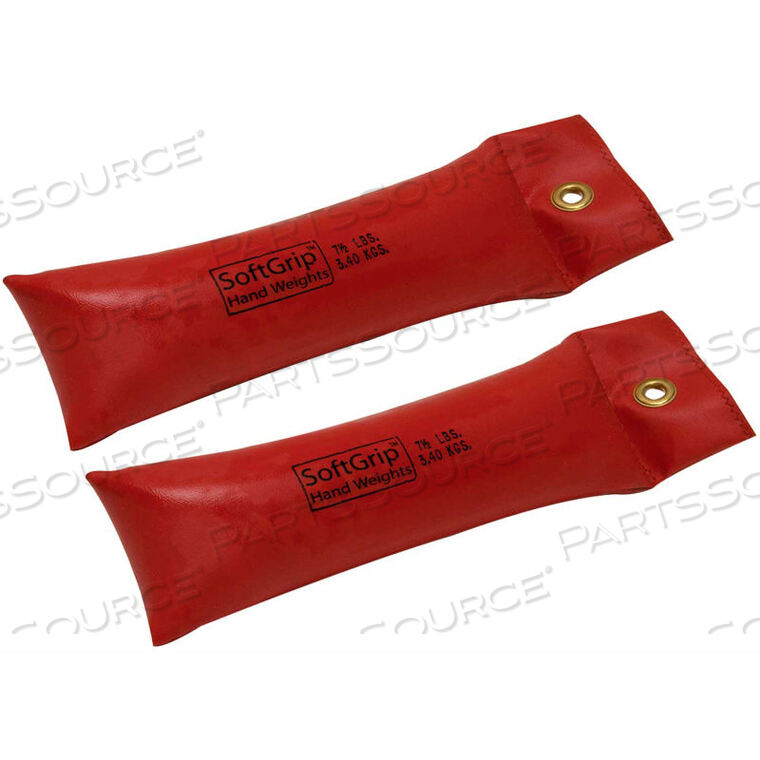 OEM#: 10-0360-2CANDO SOFTGRIP HAND WEIGHT, 7,5 ФУНТА, КРАСНЫЙ, 1 ПАРА от Fabrication Enterprises