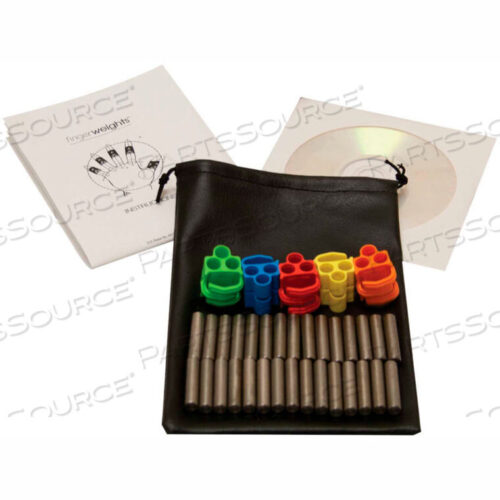 OEM#: 10-0470ТРЕНАЖЕР ДЛЯ ПАЛЬЦЕВ FINGERWEIGHTS, НАБОР ИЗ 5 ПАЛЬЦЕВ, РАЗНОЦВЕТНЫЙ от Fabrication Enterprises