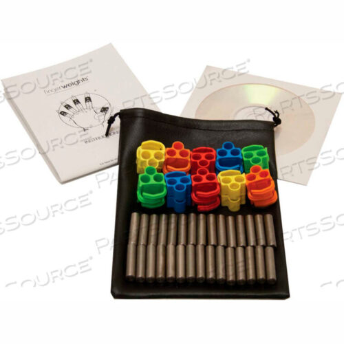 OEM#: 10-0472ТРЕНАЖЕР ДЛЯ ПАЛЬЦЕВ FINGERWEIGHTS, НАБОР ИЗ 10 ПАЛЬЦЕВ, РАЗНОЦВЕТНЫЙ от Fabrication Enterprises