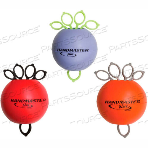OEM#: 10-0787ТРЕНАЖЕР ДЛЯ РУК HANDMASTER PLUS, НАБОР ИЗ 3 ШТ. (ФИОЛЕТОВЫЙ, КРАСНЫЙ И ОРАНЖЕВЫЙ) от Fabrication Enterprises