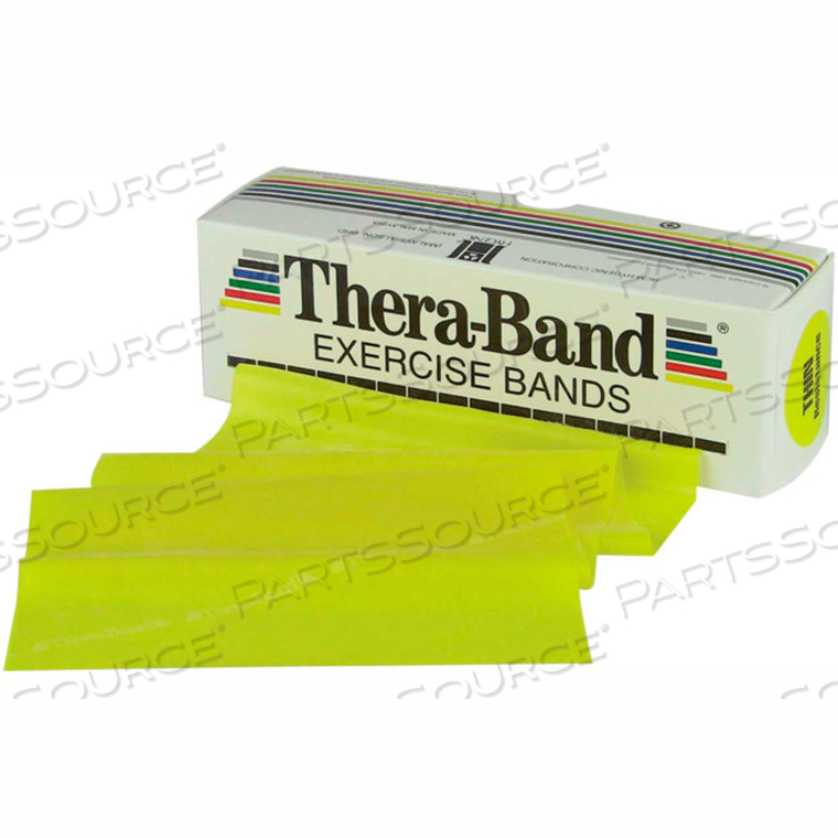 OEM#: 10-1000 ЛАТЕКСНАЯ ЭЛАНТИЧЕСКАЯ ЛЕНТА THERA-BAND, ЖЕЛТАЯ, РУЛОН 6 ЯРДОВ/КОРОБКА от Fabrication Enterprises