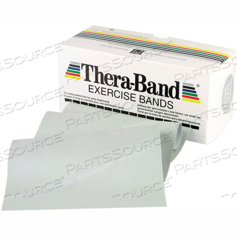OEM#: 10-1017Латексная лента для упражнений THERA-BAND, серебристая, рулон 6 ярдов/коробка от Fabrication Enterprises