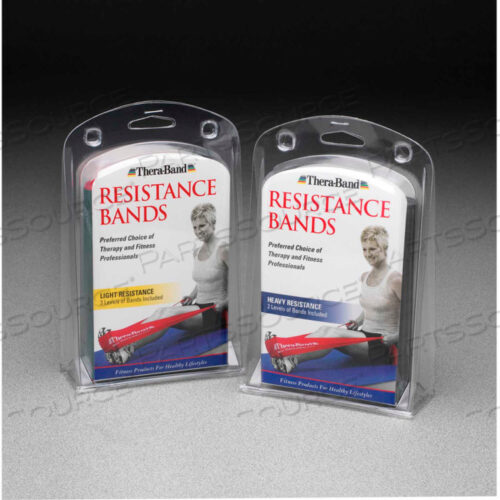 OEM#: 10-1036Латексная лента для упражнений THERA-BAND, 5 полос, светло-желтая, красная, зеленая, розничная упаковка от Fabrication Enterprises