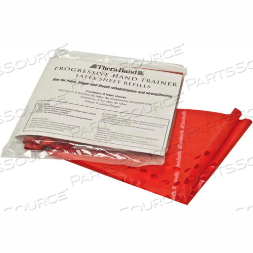 OEM#: 10-1272THERA-BAND PROGRESSIVE HAND TRAINER, 6 СМЕННЫХ ЛИСТОВ, КРАСНЫЙ, СВЕТЛЫЙ от Fabrication Enterprises