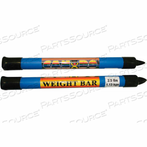 OEM#: 10-1653CANDO MINI WATE EXERCISE WEIGHT BAR, 2,5 ФУНТА, СИНИЙ, 2 ШТ. от Fabrication Enterprises