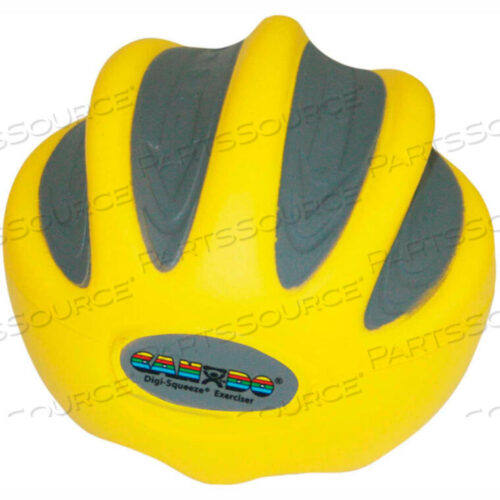 OEM#: 10-1980CANDO DIGI-SQUEEZE ТРЕНАЖЕР ДЛЯ РУКИ, СРЕДНИЙ, ЖЕЛТЫЙ, X-LIGHT от Fabrication Enterprises