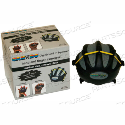 OEM#: 10-2284CANDO DIGI-EXTEND N SQUEEZE ТРЕНАЖЕР, X-HEAVY, ЧЕРНЫЙ, СРЕДНИЙ от Fabrication Enterprises