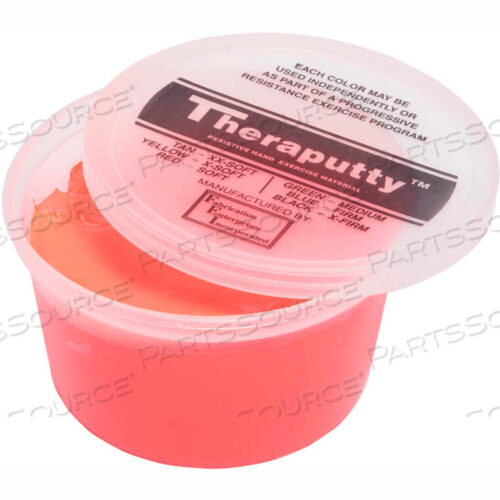 OEM#: 10-2642 THERAPUTTY PLUS АНТИМИКРОБНАЯ ПЛАСТИК ДЛЯ УПРАЖНЕНИЙ, КРАСНАЯ, 1 ФУНТ, МЯГКАЯ от Fabrication Enterprises