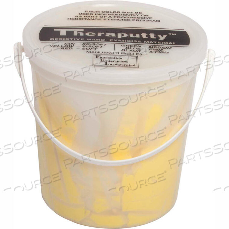 OEM#: 10-2651 THERAPUTTY PLUS АНТИМИКРОБНАЯ ПЛАСТИК ДЛЯ УПРАЖНЕНИЙ, ЖЕЛТАЯ, 5 ФУНТОВ, X-SOFT от Fabrication Enterprises