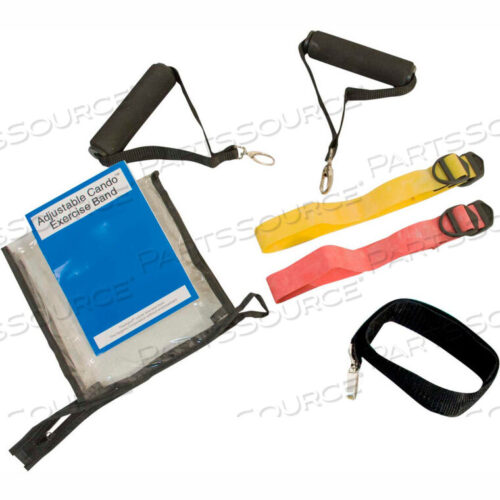 OEM#: 10-3233CANDO РЕГУЛИРУЕМАЯ ТРЕНАЖНАЯ ЛЕНТА, НАБОР ИЗ 2 ЛЕНТ, EASY - ЖЕЛТАЯ, КРАСНАЯ) от Fabrication Enterprises