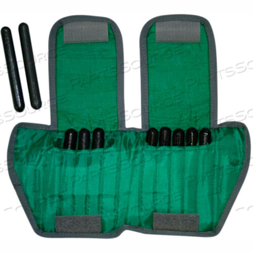 OEM#: 10-3331-1Утяжелитель для лодыжки с регулируемой манжетой, 5 фунтов, зеленый, Fabrication Enterprises