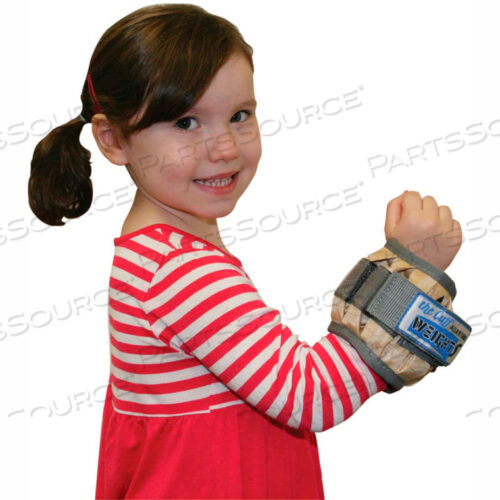 OEM#: 10-3345-1МАНЖЕТА РЕГУЛИРУЕМАЯ ПЕДИАТРИЧЕСКАЯ УСИЛЕННАЯ ДЛЯ ЗАПЯСТЬЯ, 2 ФУНТА, КОРИЧНЕВОГО ЦВЕТА от Fabrication Enterprises