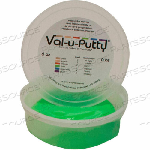 OEM#: 10-3933VAL-U-PUTTY ШПАТЛЕВКА ДЛЯ ТРЕНИРОВОК, ИЗВЕСТКОВАЯ, СРЕДНЯЯ, 6 УНЦИЙ от Fabrication Enterprises