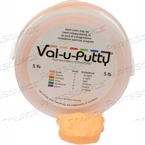 OEM#: 10-3951VAL-U-PUTTY ШПАТЛЕВКА ДЛЯ ТРЕНИРОВОК, ПЕРСИКОВАЯ, ОЧЕНЬ МЯГКАЯ, 5 ФУНТОВ от Fabrication Enterprises