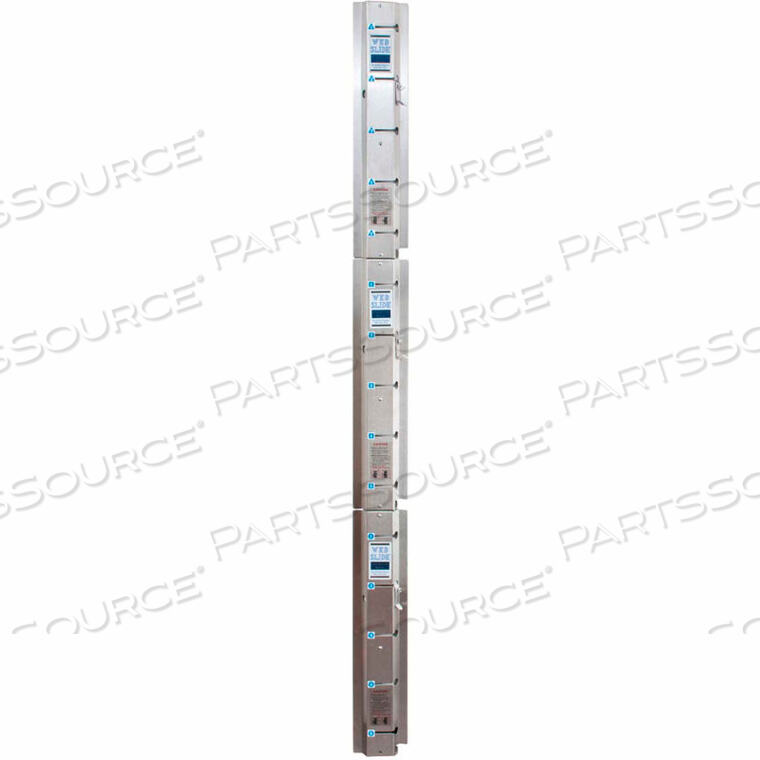 OEM#: 10-5109SWEB-SLIDE НАСТЕННАЯ РЕЛЬСОВАЯ ТРЕНИНГОВАЯ ПЛАНКА, НЕРЖАВЕЮЩАЯ СТАЛЬ, ДЛИНА 84, 3 РЕЛЬСА от Fabrication Enterprises