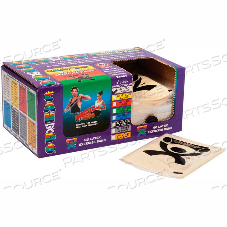 OEM#: 10-5640CANDO LATEX FREE PRE-CUT FERCISCIS BAND, XX-LIGHT, TAN, 48 ЛИНИЙ, КОРОБКА ИЗ 40 ШТ. от Fabrication Enterprises