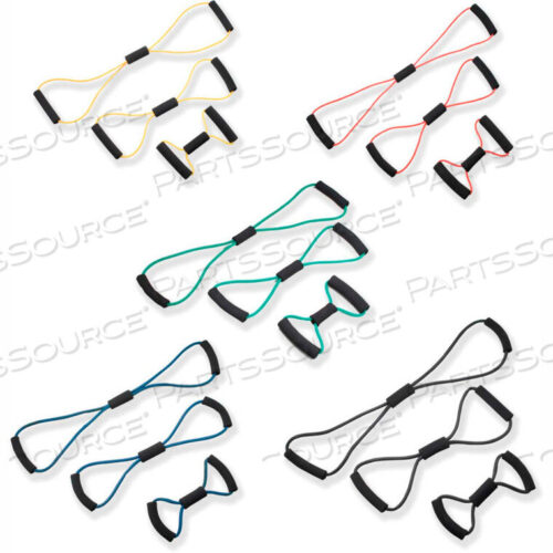 OEM#: 10-5839ТРЕНАЖЕР CANDO BOWTIE TUBING, НАБОР ДЛЯ ВСЕГО ТЕЛА -14, 22, 30), 5 ЦВЕТНЫЙ НАБОР от Fabrication Enterprises