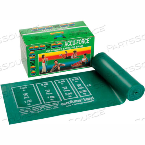 OEM#: 10-5913CANDO ACCUFORCE EFERCISE BAND, ЗЕЛЕНЫЙ, РУЛОН 6 ЯРДОВ от Fabrication Enterprises