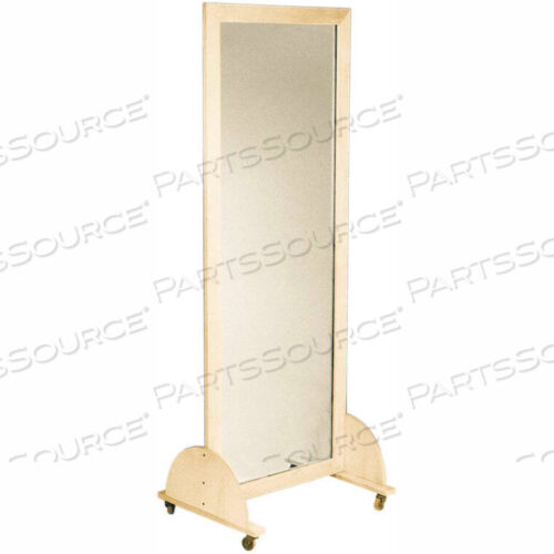 OEM#: 19-1101ЗЕРКАЛО ИЗ ПЛОСКОГО СТЕКЛЯННОГО СТЕКЛА С ПОДВИЖНЫМ ОСНОВАНИЕМ НА КОЛЕСАХ, ВЕРТИКАЛЬНОЕ, 28 Ш X 75 В от Fabrication Enterprises