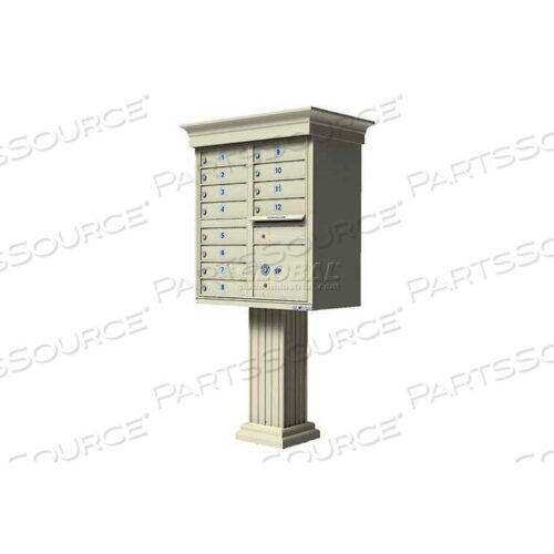 OEM#: 1570-12VSDVITAL КЛАСТЕРНЫЙ БЛОК С АКСЕССУАРАМИ VOGUE CLASSIC, 12 БЛОКОВ И 1 ПОСЫЛОЧНЫЙ ЯЩИК, SANDSTONE от Florence Manufacturing Company