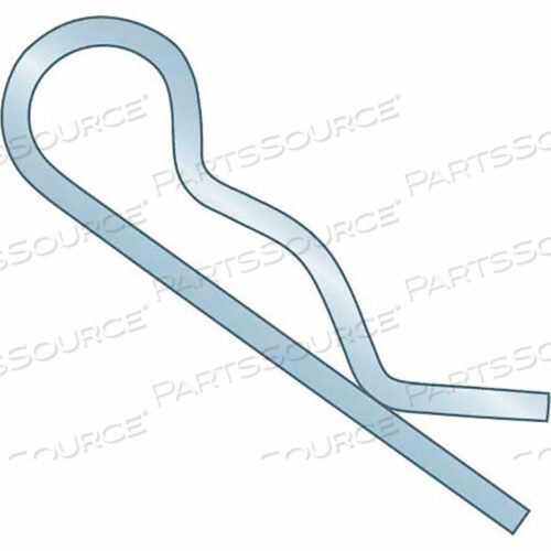 ШТИФТ 1/8 X 2-7/8 - ПРУЖИННАЯ ПРОВОЛОКА MB - ПРОЗРАЧНЫЙ ЦИНК - СДЕЛАНО В США