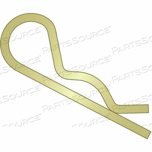 .177 X 3-3/4 МОСТОВОЙ ШТИФТ - ПРУЖИННАЯ ПРОВОЛОКА MB - ЦИНКОВЫЙ ЖЕЛТЫЙ - СДЕЛАНО В США