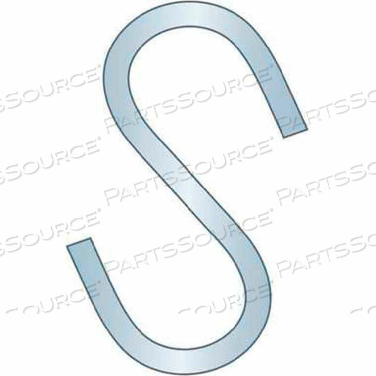 OEM#: SHOOK-006S-HOOK - 2 L X .177 THICK - УГЛЕРОДИСТАЯ СТАЛЬ - ЦИНКОВЫЙ ПРОЗРАЧНЫЙ - США - G.L. HUYETT от Flint Hills Trading