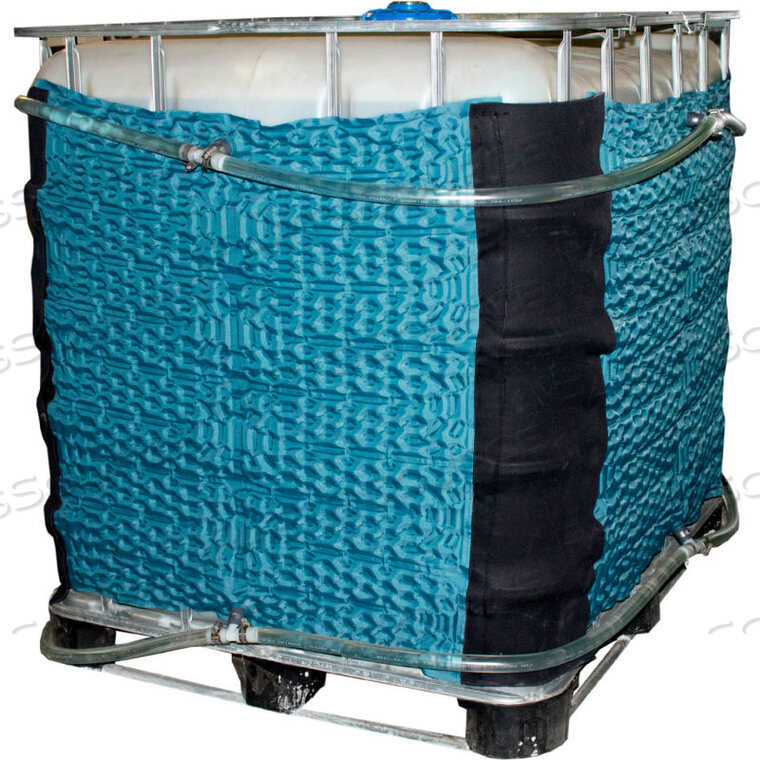 OEM#: FLUX275FLUX WRAP СИСТЕМА ОХЛАЖДЕНИЯ С РУБАШКОЙ ИЗОЛЯЦИИ, ТРУБКАМИ И СОЕДИНИТЕЛЯМИ - КОНТЕЙНЕР IBC ОБЪЕМОМ 275 ГАЛЛОНОВ от Powerblanket
