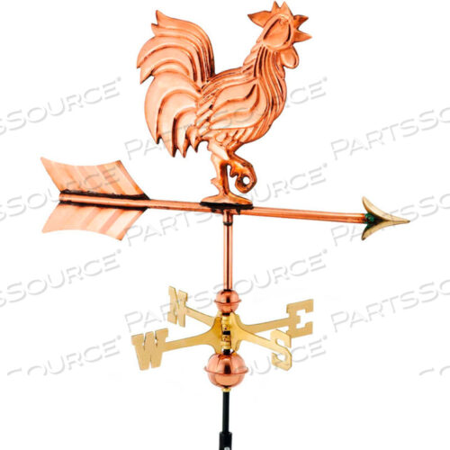ФЛЮГЕР ROOSTER GARDEN, ПОЛИРОВАННАЯ МЕДЬ С САДОВЫМ ШЕСТОМ