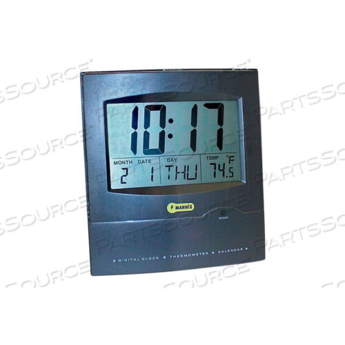 OEM#: DJC381JUMBO DISPLAY WALL CLOCK W CALENDAR от General Tools & Instruments