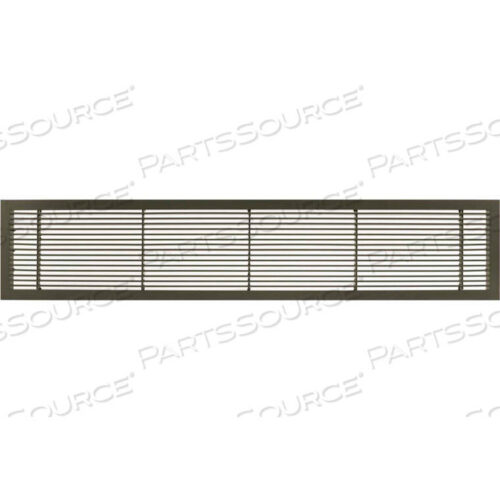 OEM#: 100044806AG10 СЕРИЯ 4 X 48 ЦЕЛЬНАЯ АЛЮМИНИЕВАЯ ФИКСИРОВАННАЯ РЕШЕТКА ДЛЯ ПОДАЧИ/ВОЗВРАТА ВОЗДУХА, САНТИКОВАЯ БРОНЗА от Giumenta Corp-Architectural Grille