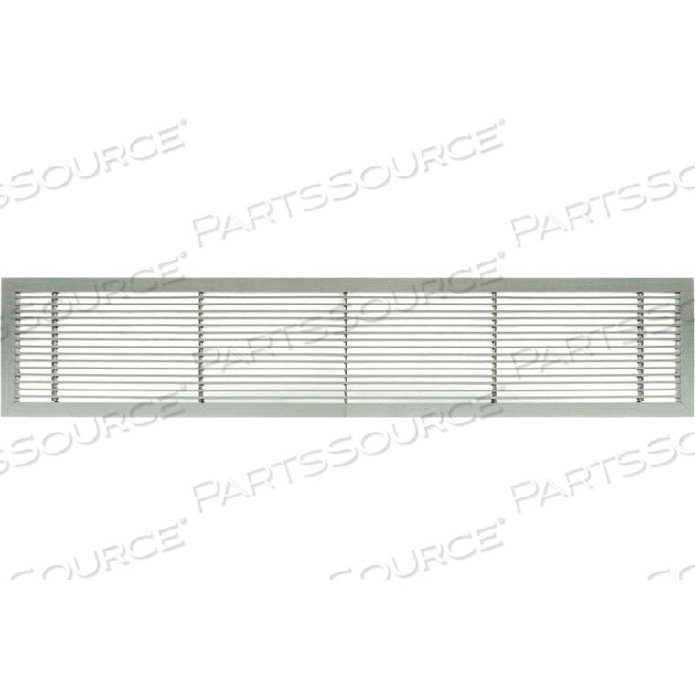 OEM#: 102250801AG10 СЕРИЯ 2-1/4 X 8 ЦЕЛЬНАЯ АЛЮМИНИЕВАЯ ФИКСИРОВАННАЯ РЕШЕТКА ДЛЯ ПОДАЧИ/ВОЗВРАТА ВОЗДУХА, МАТОВЫЙ САТИНОВЫЙ ОТДЕЛ ОТ Giumenta Corp-Architectural Grille
