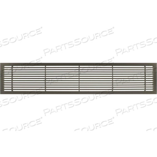 AG20 SERIES 6 X 24 SOLID ALUM FIXED BAR SUPPLY/RETURN AIR VENT GRILLE, ANTIQUE BRONZE
