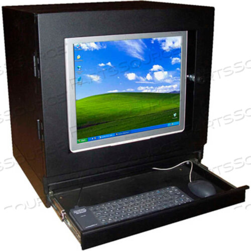 КОРПУС ДЛЯ КОМПЬЮТЕРА И МОНИТОРА, 21Ш X 16Г X 18В, ЧЕРНЫЙ