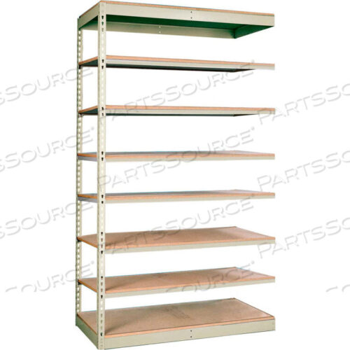 OEM#: SRS361284-8APRIVETWELL СТЕЛЛАЖ С ОДНОЙ ЗАКЛЕПКОЙ БЕЗ БОЛТОВ 36Ш x 12Г x 84В 8 УРОВНЕЙ, ДОПОЛНИТЕЛЬНЫЙ БЕЗ НАСТИЛА TAN от Hallowell