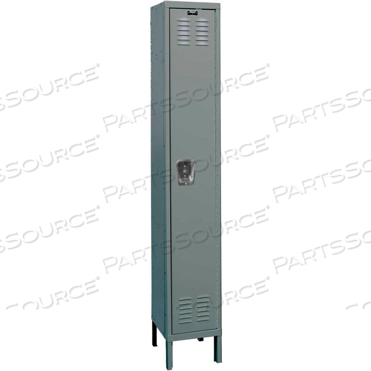 OEM#: U1518-1A-HGU1518-1A ПРЕМИУМ ШКАФЧИК ОДНОЯРУСНЫЙ 15X21X72 1 ДВЕРЬ В СБОРЕ - ТЕМНО-СЕРЫЙ от Hallowell