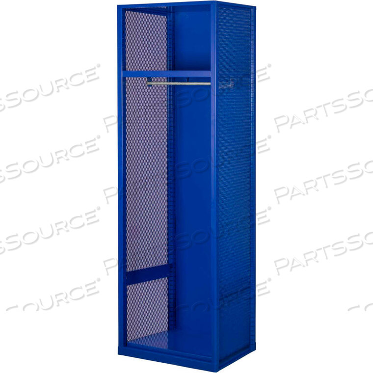 OEM#: WSNN442-1C-GSСВАРНОЙ СТАЛЬНОЙ ШКАФ ДЛЯ МЕХАНИЗМОВ С ВЕРХНЕЙ ПОЛКОЙ, 24ШX24DX72В, СИНИЙ, СБОРКА Hallowell