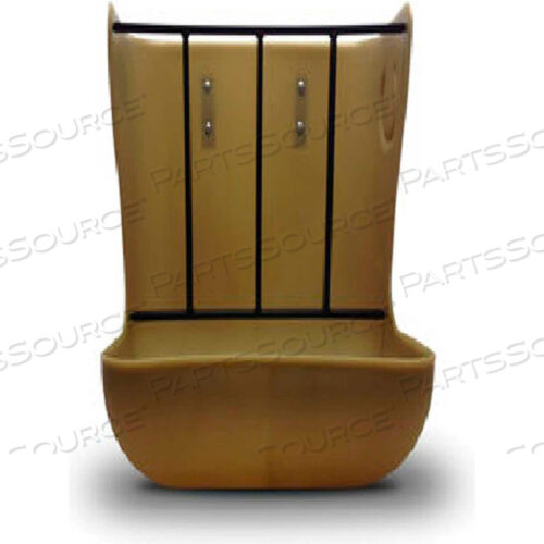 ПОДВЕСНАЯ НАСТЕННАЯ КОРМУШКА С КРОНШТЕЙНАМИ, БЕЖЕВАЯ