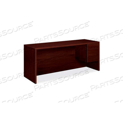КОМОДНЫЙ КОМОД С ПРАВЫМ ПЬЕДЕСТАЛОМ - 72Ш X 24Г X 29-1/2В - КРАСНОЕ ДЕРЕВО - СЕРИЯ 10500