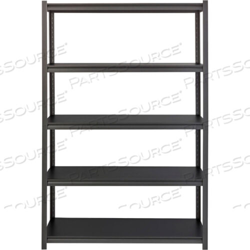 Стойка для хранения IRON HORSE HEAVY DUTY, 48 Ш x 24 Д x 72 В, 5 ПОЛОК, КРЫШКА 3200 ФУНТОВ, СЕРАЯ