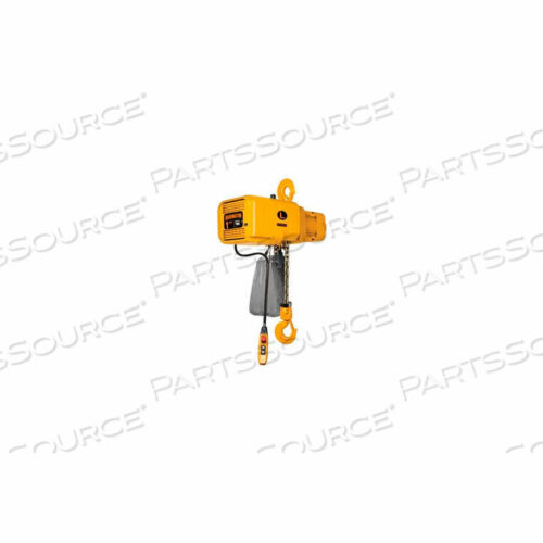 OEM#: NER005LD-10-208VNER 1/2 ТОННЫ, ДВУХСКОРОСТНАЯ ЭЛЕКТРИЧЕСКАЯ ЦЕПНАЯ ТАЛЬ, 10 ПОДЪЕМОВ, 15/2,5 ФУТОВ В МИН, 208 В от Harrington