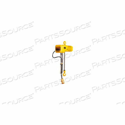 OEM#: SNER003S-15-115VSNER 1/4 ТОННА ЭЛЕКТРИЧЕСКАЯ ЦЕПНАЯ ТАЛЬ С КРЮКОВОЙ ПОДВЕСКОЙ, 15 ПОДЪЕМ, 14 FPM, 115 В от Harrington