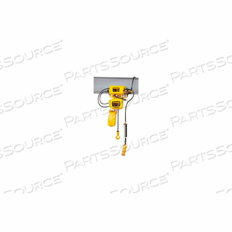 OEM#: SNERM010L-L-15-115VSNER 1 ТОННА, ЭЛЕКТРИЧЕСКАЯ ЦЕПНАЯ ТАЛЬ С МОТОРНОЙ ТЕЛЕЖКОЙ, 15 ПОДЪЕМОВ, 7 ФУТОВ В МИНИМУМ, 115 В от Harrington