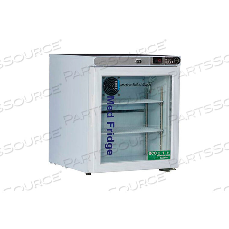 OEM#: PH-ABT-HC-UCFS-0104GABS PREMIER АПТЕЧНЫЙ/ВАКЦИННЫЙ ХОЛОДИЛЬНИК НАСТЕННЫЙ, ОТДЕЛЬНОСТОЯЩИЙ, СТЕКЛЯННАЯ ДВЕРЬ, 1,0 куб. фут. от American BioTech Supply