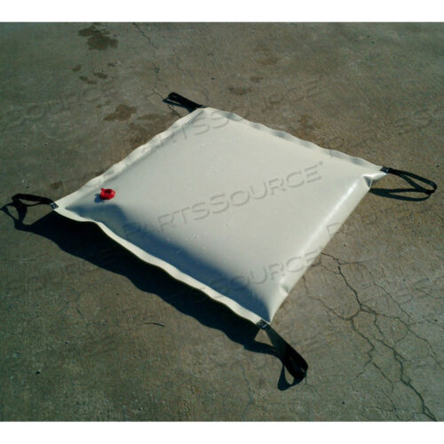 ПОРТАТИВНАЯ КРЫШКА ДЛЯ СЛИВА 22 УНЦИИ. ВИНИЛОВАЯ, 48 X 48, ЧЕРНАЯ