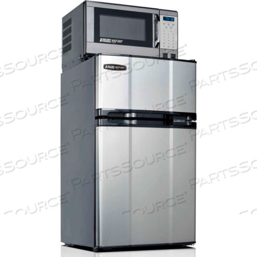 COMBINATION APPLIANCE, 3.1 CF, 700 WATT MW, MANUAL DEFROST, SS LOOK