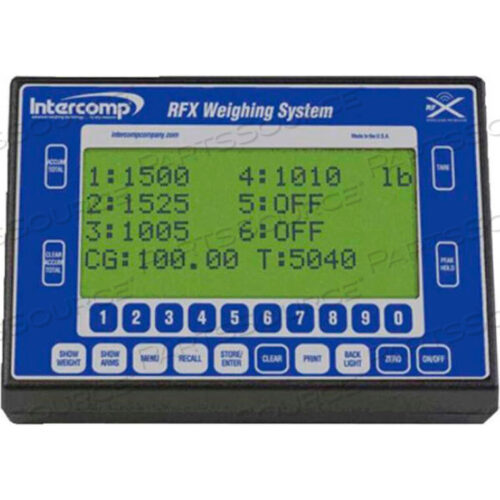 OEM#: 101225-RFXHH60 RFX БЕСПРОВОДНОЙ ИНДИКАТОР ДЛЯ КОЛЕСНЫХ/ОСЕВЫХ ВЕСОВ от компании Intercomp