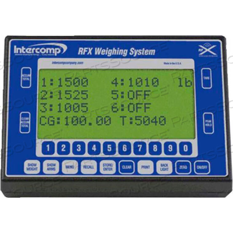 OEM#: 101225-RFXHH60 RFX БЕСПРОВОДНОЙ ИНДИКАТОР ДЛЯ КОЛЕСНЫХ/ОСЕВЫХ ВЕСОВ от компании Intercomp